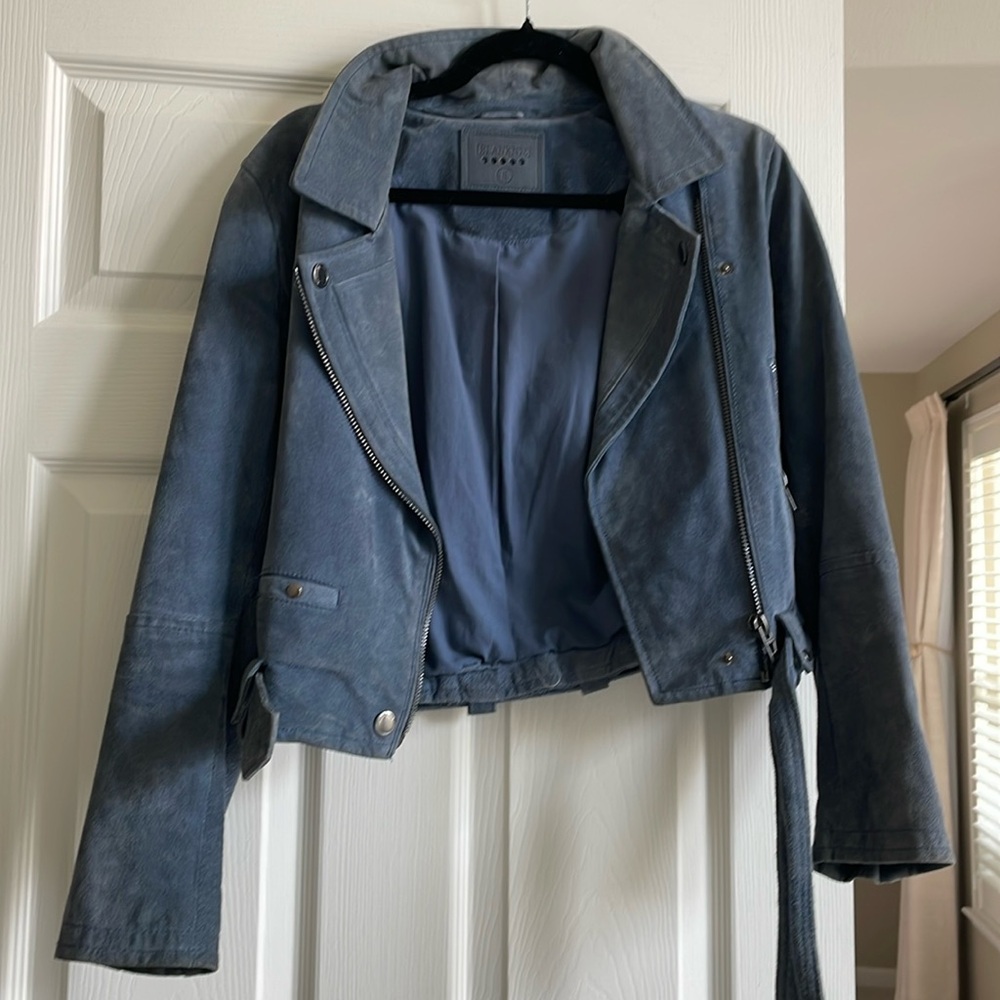 Faux leather jacket